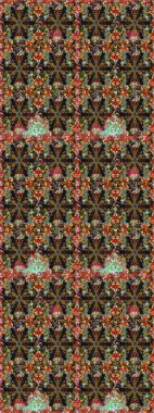 Kahverengi ve gri renkli çiçekler. Küçük çiçekte sevimli çiçek deseni var..