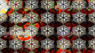 Renkli Yaz Temalı eskiz kalıbı. Modaya uygun kumaş deseni. Sevimli çiçek raster deseni. Düz Çiçek Elementleri Tasarımı.