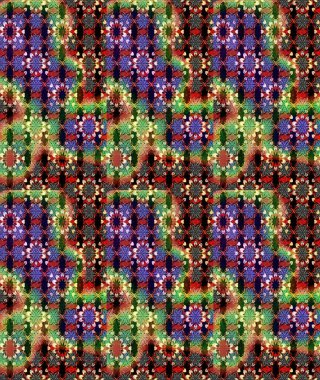 Çiçekli çiçek deseni, suluboya. Raster deseni. Küçük çiçekte güzel bir çiçek deseni..