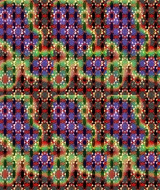 Siyah ve kahverengi çiçekli eskiz deseni, suluboya çiçek deseni, sevimli çiçek, duvar kağıdı, kart veya kumaş için fayanslı. Raster - stok.