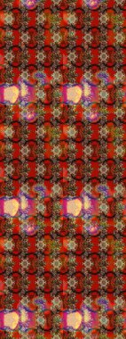 Sevimli küçük çiçek desenle. Raster resim. Çiçek desenli çiçek ve yaprakları ile.