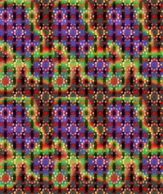 Sevimli çiçek raster deseni. Modaya uygun kumaş deseni. Renkli Yaz Temalı eskiz kalıbı. Düz Çiçek Elementleri Tasarımı.