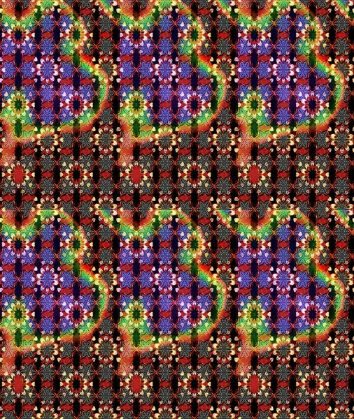 Elle çizilmiş sonbahar çiçeği deseni. Renkli siyah ve kırmızı çizim kalıpları. Doodle tarzı. Tekstil ve kapak tasarımı için mükemmel. Siyah ve kırmızı renkte çiçekler.