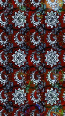 Siyah ve nötr renklerde çiçekler. Küçük çiçekte sevimli çiçek deseni var..