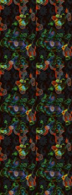 Hediye ambalaj kağıdı, tebrik kartları, posterler ve pankart tasarımı. Gri ve kahverengi renkli çiçekler. Raster düz çiçek çizim deseni.