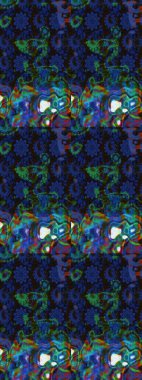 Tekstil, kumaş, ambalaj, hatıra defteri için hoş bir çiçek arkaplanı. Mavi ve gri arka planda. Elle çizilmiş çiçek desenli Raster çizimi. Çocuksu tasarım.