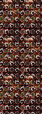 Eskiz Vintage Çiçek Deseni. Raster Kalça dokusu deseni.