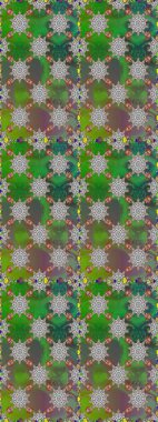 Trendy seamless Floral Pattern In Raster illustration. Flat Flower Elements Design. Beautiful fabric pattern. Colour Summer Theme seamless pattern Background.