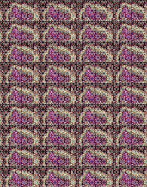 Güzel kumaş deseni. Tarafsız ve siyah renklerde. Raster illüstrasyonu. Raster illüstrasyonunda çiçek deseni çizimi.