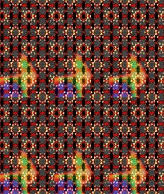 Çiçek desenli eskiz, yaz çiçekleri. Siyah ve kırmızı renkte çiçekler. Renkli Bahar Teması eskiz kalıbı. Düz Çiçek Elementleri Tasarımı.