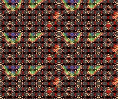 Çiçekli çizim şekli. Renkli Bahar Teması eskiz kalıbı. Düz Çiçek Elementleri Tasarımı. Siyah ve kahverengi renkte çiçekler.