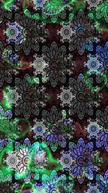 Süslü zentangle çizim dokusu, soyut çiçeklerle süslenmiş. Şekil verilmiş çiçeklerle eskiz deseni. Çiçek deseni duvar kağıdı, şablon dolguları ve web sayfası arkaplanı için kullanılabilir.