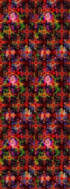 El yapımı çiçek ve bitki koleksiyonu. Raster illüstrasyonu. Şirin karalamalı çiçek desenli çizim. Eskiz tarzı kahverengi renklerde. Raster illüstrasyonu.