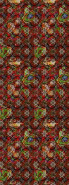 Küçük yabani çiçeklerdeki halk modelini çiz. Tekstil, duvar kâğıdı, kapaklar, yüzey, baskı, hediye paketi, hatıra defteri, dekupaj. Özgürlük stili Millefleur 'lar. Taşralı şıklığı.