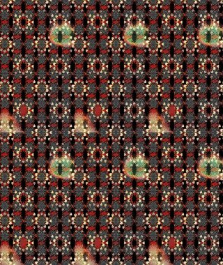 Çiçekli karalama şeklinde Raster çiçek deseni. Nazikçe, güzel çiçek arkaplanı. Siyah ve kahverengi renkte çiçekler.