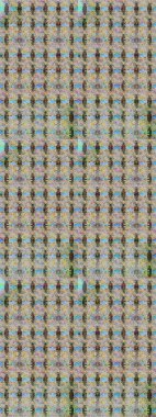 Raster illüstrasyonu. Çiçekli karalama şeklinde Raster çiçek deseni. Tarafsız ve gri renklerde yaz çiçekleri.