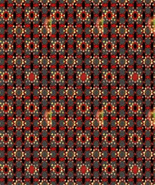 Çiçekli çiçek deseni, suluboya. Raster deseni. Süslü kumaş deseni.