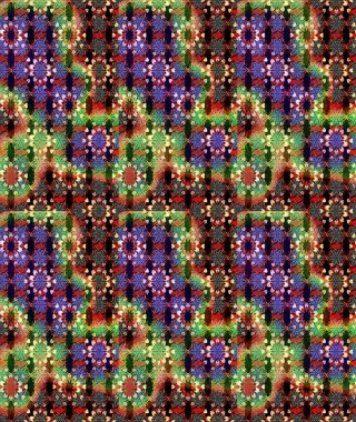 Çiçekli karalama şeklinde Raster çiçek deseni. Yumuşak, bahar çiçekli arka plan. Siyah ve kahverengi renkte çiçekler.