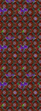 Kırmızı ve kahverengi renkte çiçekler. Küçük çiçekte sevimli çiçek deseni var..