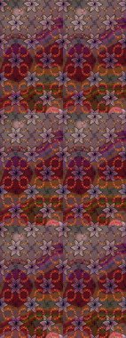 Çiçeğin suluboya çizimlerinin mükemmel deseni. Dekorasyon ve tasarım için güzel bir desen. Raster illüstrasyonu. Eski model. Suluboya kusursuz desen. Moda yazdırma.