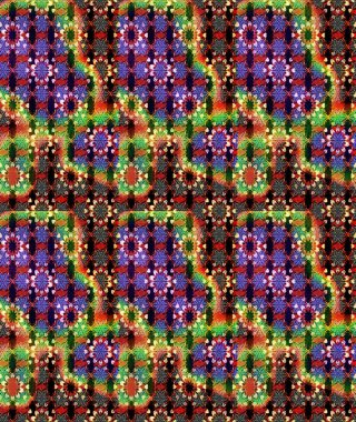 Çiçekli karalama şeklinde Raster çiçek deseni. Yumuşak, bahar çiçekli arka plan. Siyah ve kırmızı renkte çiçekler.