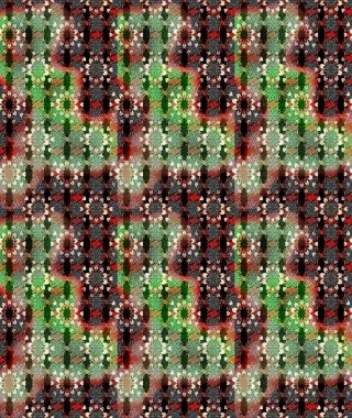 Raster güzel bir çiçek deseni çizmiş. Bahar mevsimi. Tatil havası. Nazik romantik baskı. Kahverengi ve yeşil renkte çiçekler.