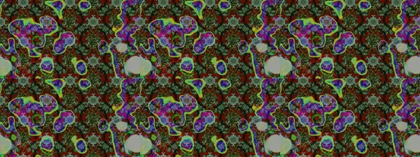 Hediye ambalaj kağıdı, tebrik kartları, posterler ve pankart tasarımı. Yeşil ve gri renkli çiçekler. Raster düz çiçek çizim deseni.