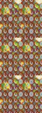 Raster illüstrasyonu. Küçük çaplı çiçeklerdeki basit şirin desenler. Tekstil veya kitap kapakları, imalat, duvar kağıtları, baskı, hediye paketi ve yapıştırma kitabı için çiçek eskiz geçmişi.