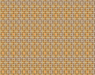 Renkli çizim kalıbı. Çiçek arkaplan. Çiçek duvar kâğıdı. Raster illüstrasyonu. Kahverengi ve bej renkli şirin tekstil.