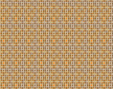 Flowers. Abstract ethnic raster sketch pattern. Flowers of the valley on brown and beige colors.