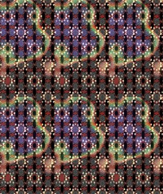 Raster Illustrasyon 'daki Çiçek Deseni' nin son moda çizimi. Kahverengi ve siyah renkli çiçekler. Renkli Yaz Temalı eskiz kalıbı. Düz Çiçek Elementleri Tasarımı.