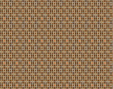 Patlayan çiçekler soyut olarak yerleştirilmiş. Raster deseni. Yumuşak, bahar çiçekleri kahverengi ve gri renklerde. Raster illüstrasyonu.