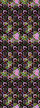 Güzel suluboya yaz çiçekleri deseni..