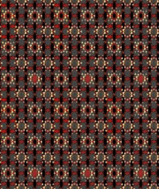 Çiçek arkaplan. - Siyah ve kahverengi çiçekler. Çiçek kolajı. Çiçek kompozisyonu. Doğa. Raster deseni. Küçük çiçekte güzel desen var..