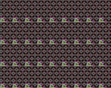 Düz Çiçek Elementleri Tasarımı. Süslü kumaş deseni. Renkli Bahar Teması eskiz kalıbı. Raster illüstrasyonunda çiçek deseni çizimi.