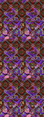 Renkli Bahar Teması eskiz kalıbı. Düz Çiçek Elementleri Tasarımı. Çiçek deseni. Raster çizimi. Güzel kumaş deseni..