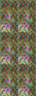 Kusursuz. Küçük çiçekte güzel bir desen. Motley illüstrasyonu. Moda baskıları için zarif bir şablon. Çiçekli bahar çiçekleri. Küçük renkli çiçekler..