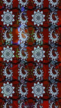 Gömlek, arka plan modelini çiz. Kırmızı ve siyah renkte çiçekler. Tropik çiçekler.