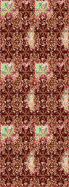 Küçük çiçekte güzel bir çiçek deseni var. Raster deseni. Çiçekli çiçek deseni, suluboya..