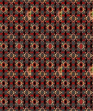 Çiçek desenli eskiz, yaz çiçekleri. Siyah ve kırmızı renkte çiçekler. Renkli Bahar Teması eskiz kalıbı. Düz Çiçek Elementleri Tasarımı.