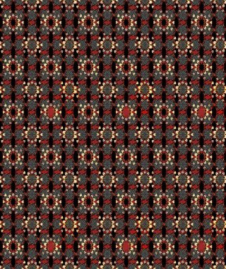 Çiçekli bahar çiçekleri. Küçük çiçekte güzel bir desen. Küçük renkli çiçekler. Moda baskıları için zarif bir şablon. Motley illüstrasyonu.