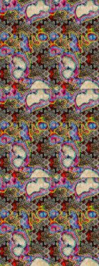 Güzel kumaş deseni. Güzel suluboya yaz çiçekleri deseni..