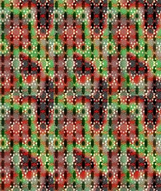 Elle boyanmış suluboya resim çizimleri, çiçekler ve bitkiler. Kahverengi ve yeşil renkte çiçekler.