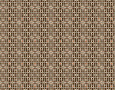 Dallı bahar çiçekleri ile desen, kahverengi ve gri renkler ile çiçek silueti. Raster deseni.