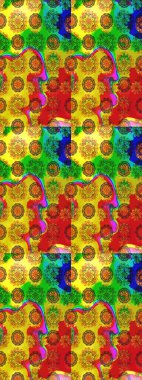 Suluboya desenli çiçek deseni. Ton halinde. Moda baskısı. Dekorasyon ve tasarım için güzel bir desen. Çiçeğin suluboya çizimlerinin zarif deseni.