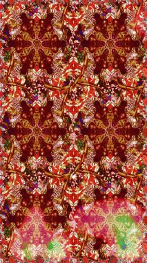 El çizimi Raster çizimi. Karalama elementleri. Çizim çiçek deseni duvar kağıdı, web sitesi arkaplanı, paket kağıdı, davetiye, broşür, pankart veya web sitesi için kullanılabilir.