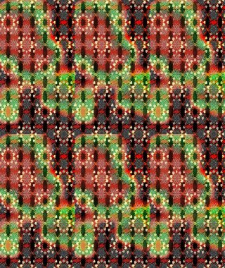 Küçük çiçekteki sevimli çiçek deseni. Güzel karalamalı çiçek desenli çizim. Güzel kumaş deseni. Raster illüstrasyonu.