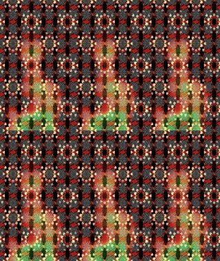 Küçük çiçekli basit bir çiçek çizimi. Siyah ve kahverengi renkli şirin çiçekler. Moda baskısı, albüm, ambalaj kağıdı ve duvar kağıdı için zarif dekoratif süslemeler. Raster illüstrasyonu.