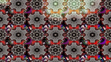 Çiçek arkaplan. Çizim raster deseni. Güzel kumaş deseni.