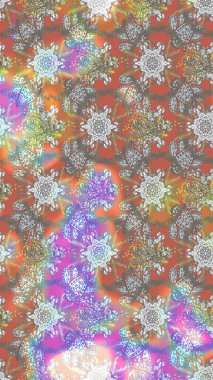 Sabıka fotoğraflarında, bebek kıyafetlerinde, duvar kâğıtlarında, paket kutularında falan kullanılabilir. Zarif, parlak ve eskiz gri ve nötr çiçek desenli tasarım.